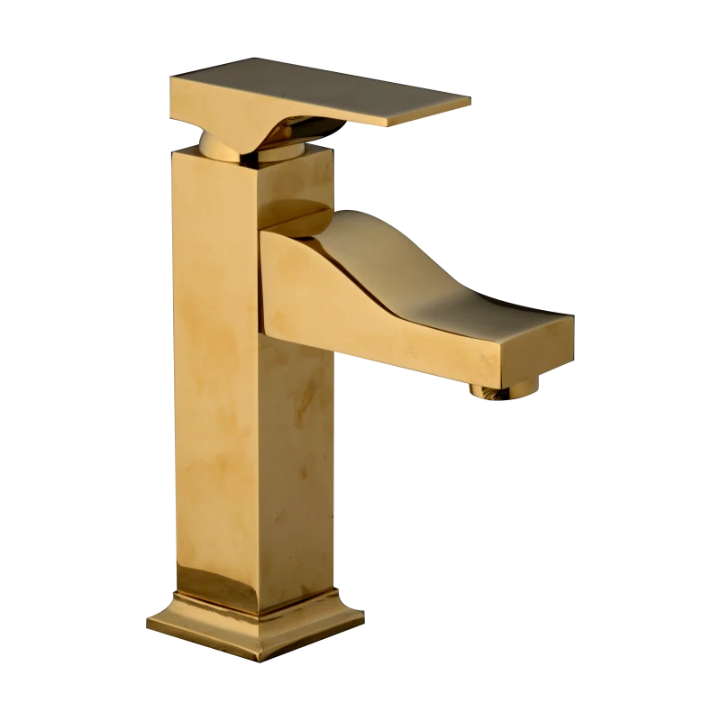 Moon Vanity Bowl Mixer Recta Pvd Full Gold