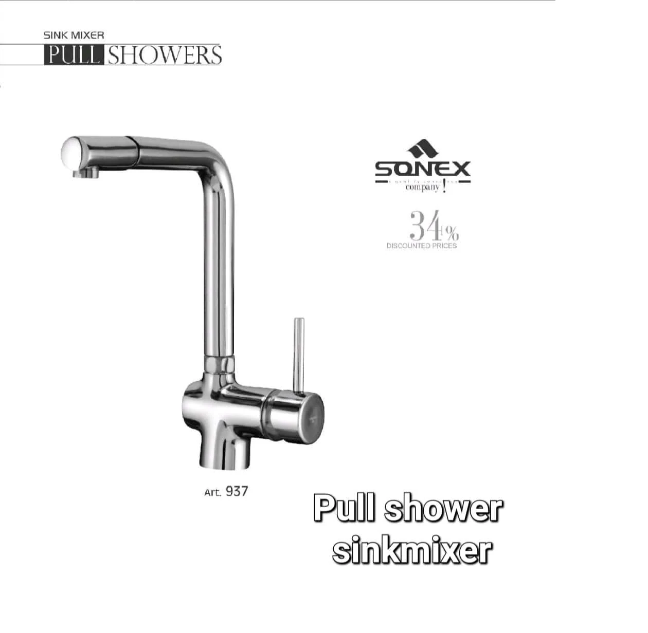 Sink Mixer Sink Mount Dolphin Pull 937