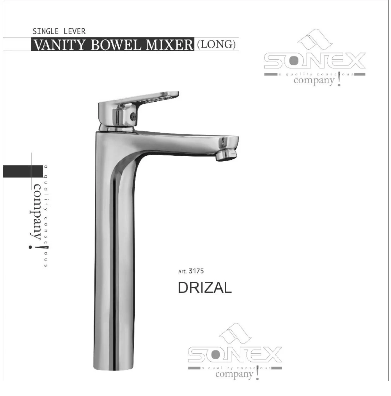 Basin Mixer Long Drizel 3175-chrome